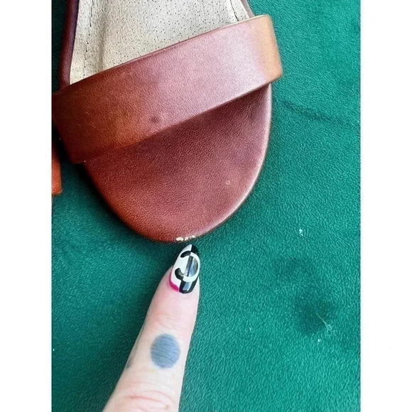 Reaction by Kenneth Cole wedge slip one brown size 7 - Picture 4 of 8